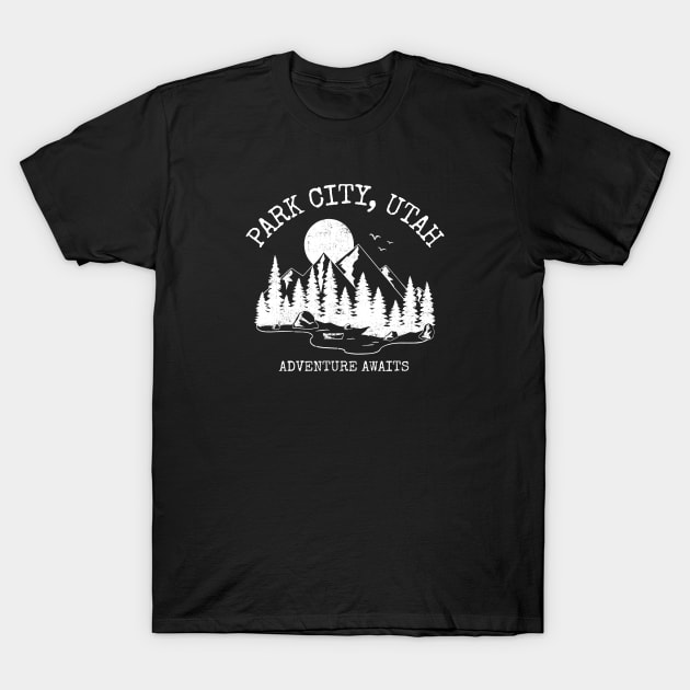 Park City, Utah T-Shirt by Mountain Morning Graphics